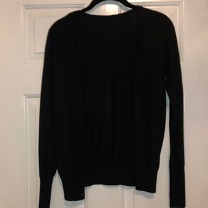 Black Button Up Cardigan Small